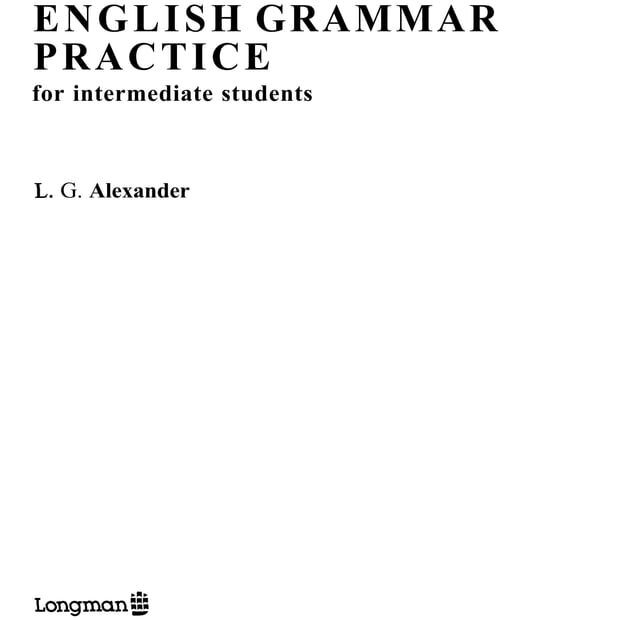 Longman English Grammar Practice pdf