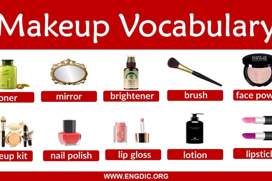 Makeup Vocabulary Words With Pronunciation Archives EngDic