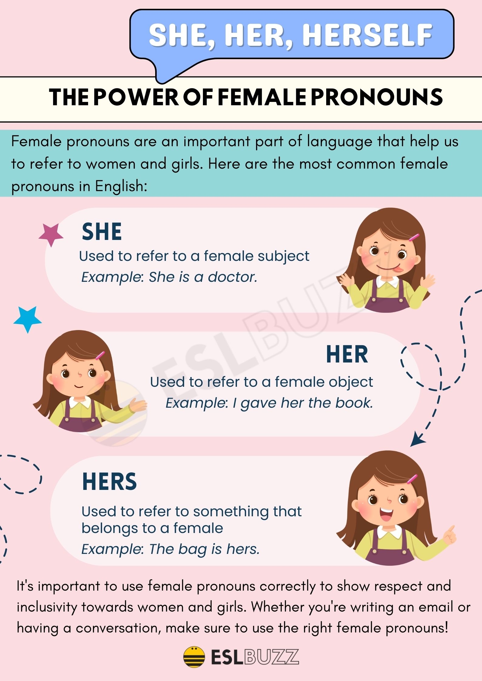 female gender pronouns