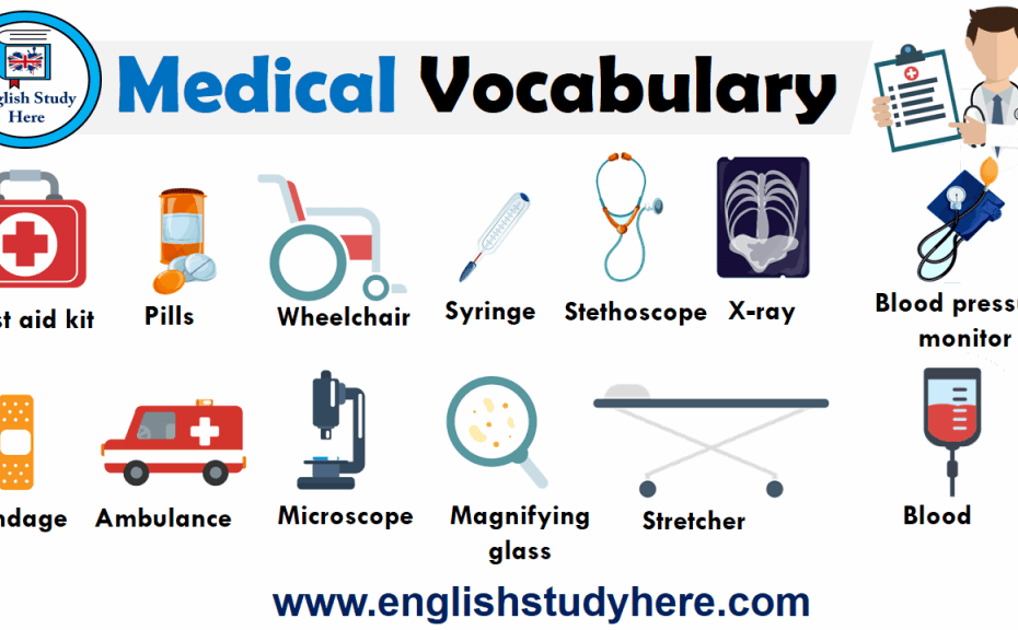 Medical Vocabulary English Study Here