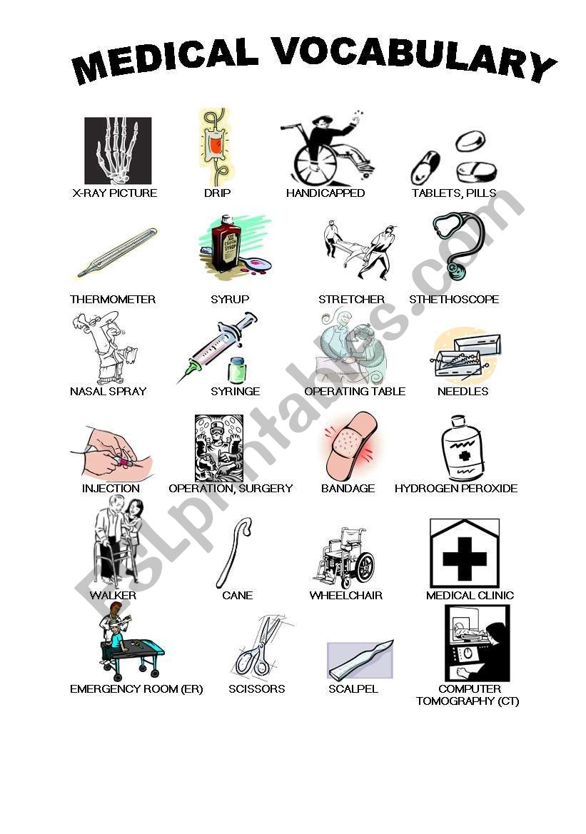 medical vocabulary medical vocabulary