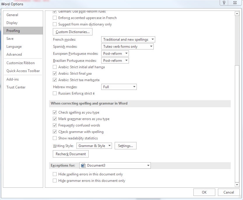 Microsoft Word 2016 Grammar Check Passive Voice Oserescue