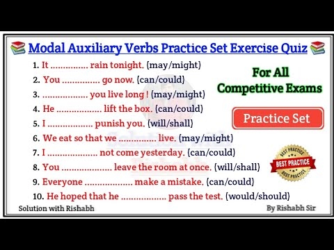 Modal Auxiliaries Worksheets 15 Worksheets Worksheets Library