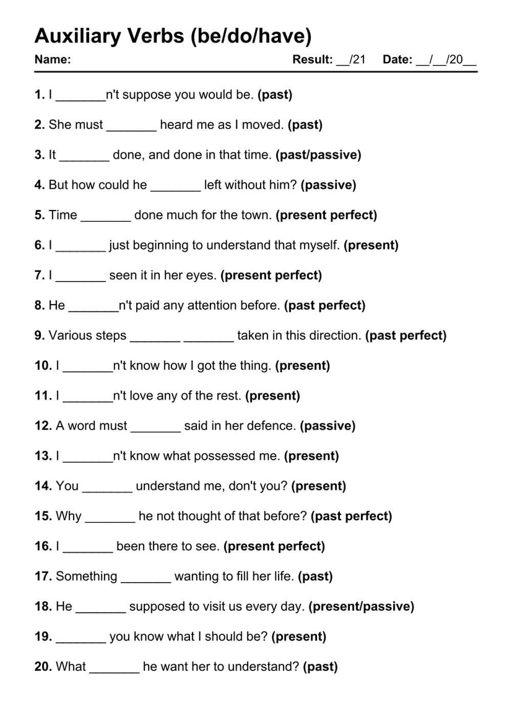 Modal Auxiliary Verbs Worksheet Your Home Teacher 51 OFF