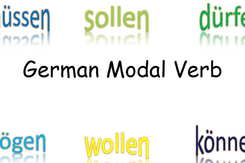 Modal Verb German Exercise Easy Oplpond