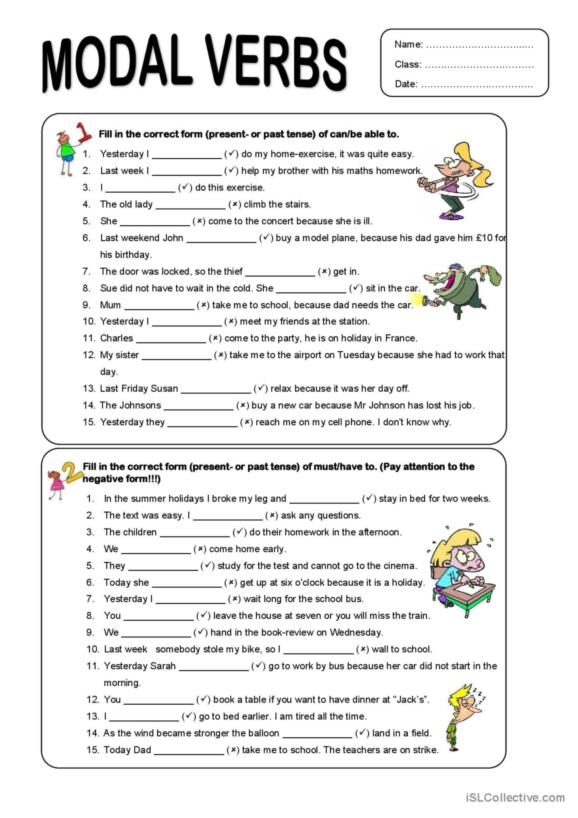 is must a modal verb