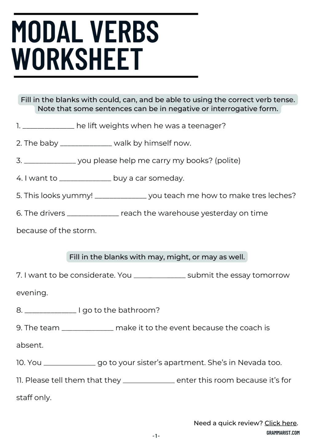 is meant a modal verb