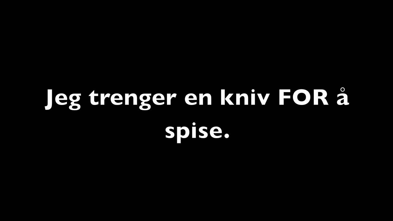 Norwegian Lesson 12 Conjunctives YouTube