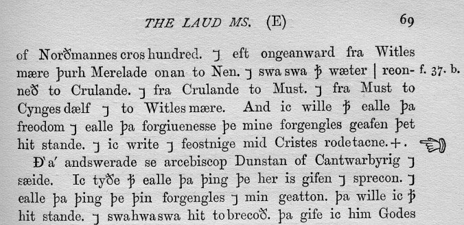 old english sample text