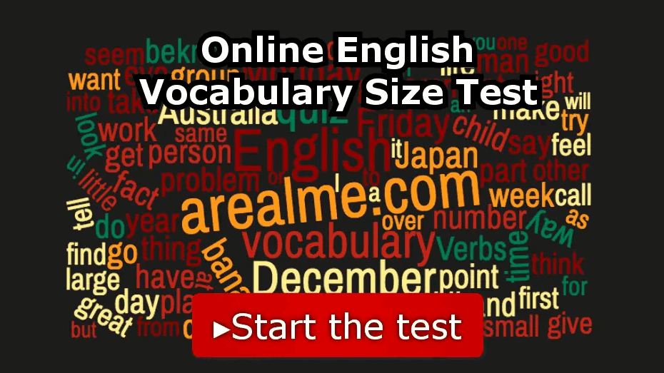 Online English Vocabulary Size Test InterMadness