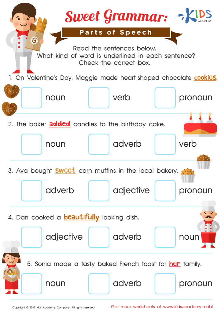 Parts Of Speech Worksheets Hopscotch 43 OFF