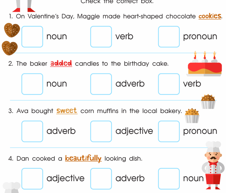 Parts Of Speech Worksheets Hopscotch 43 OFF