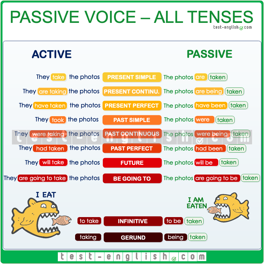 Passive Verb Forms Artofit