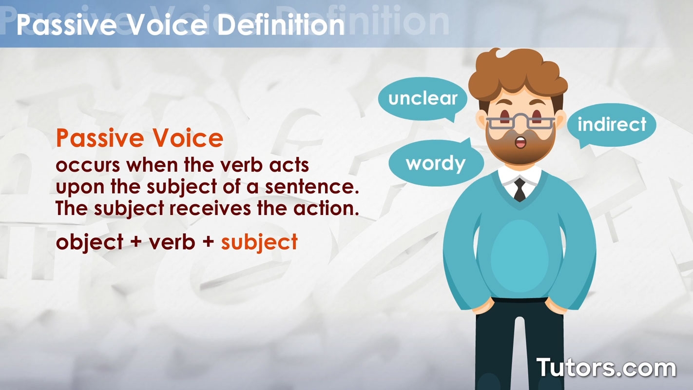 passive voice simple definition
