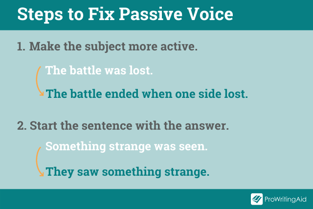 Passive Voice Examples And How To Make Them Active