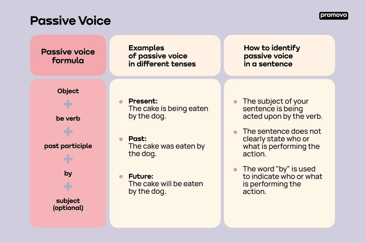 passive voice english examples