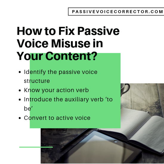 Passive Voice Misuse Checker Say No To Manual Proofreading
