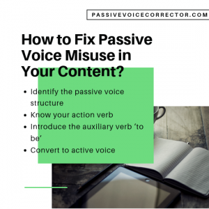Passive Voice Misuse Checker Say No To Manual Proofreading