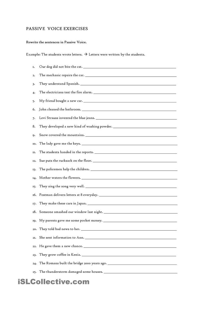 Passive Voice Present Simple Exercises Pdf Perfect English Grammar 
