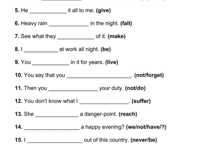 Past Simple Present Perfect Simple Vs Present Perfect Continuous