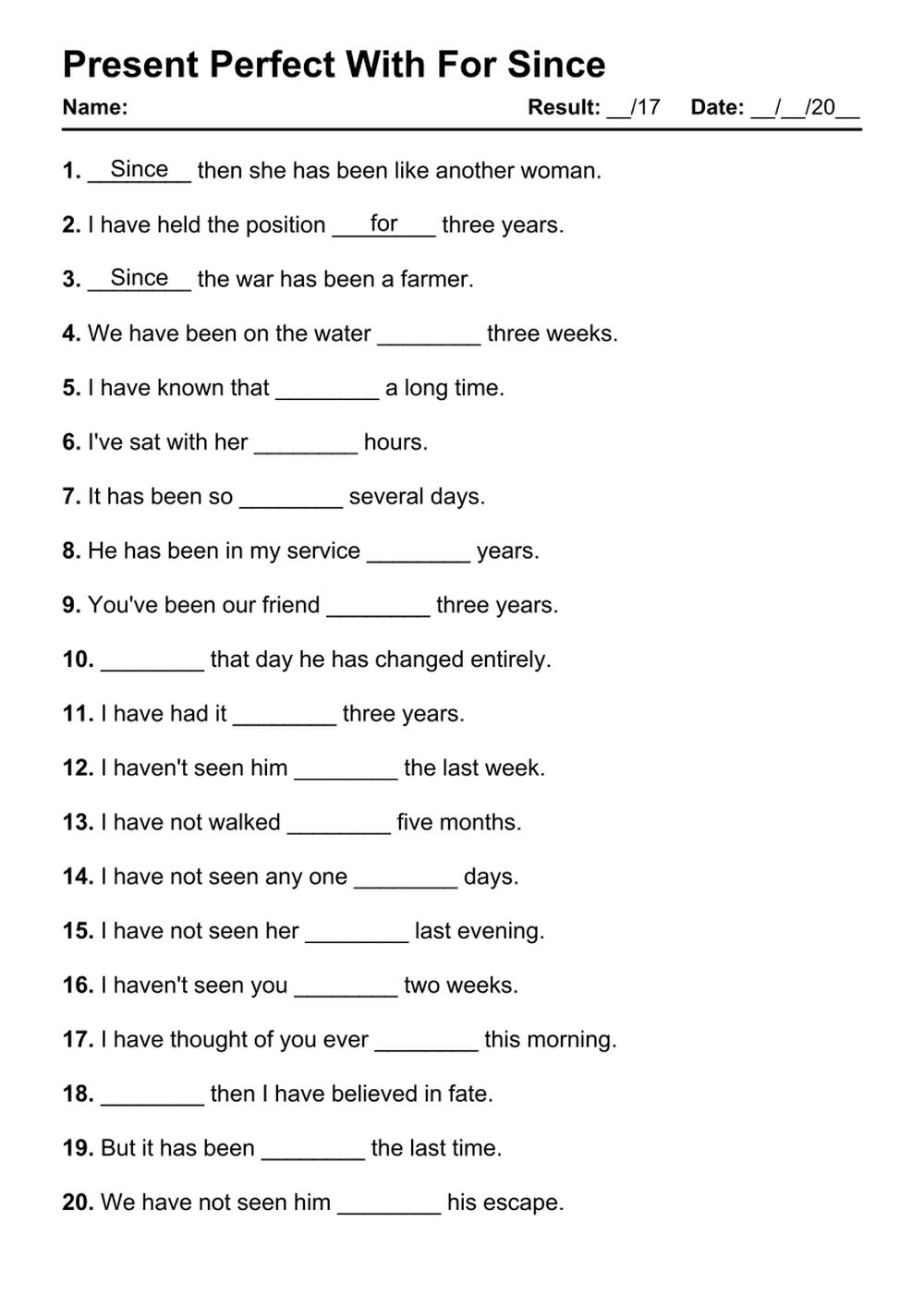 Past Simple Vs Present Perfect Exercises Pdf Perfect English Grammar 