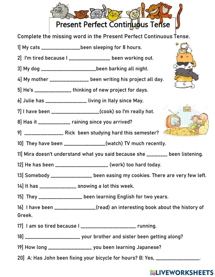 Perfect Tense Present Perfect English Reading Common Core Math 