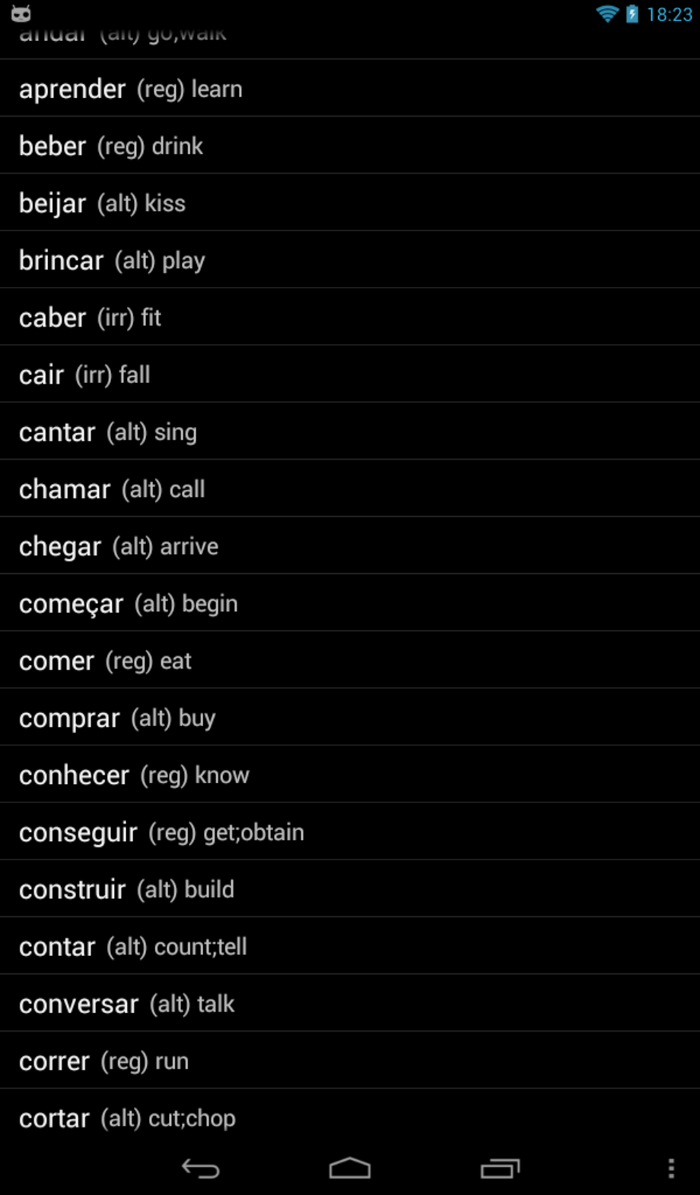 Portuguese Verbs APK For Android Download