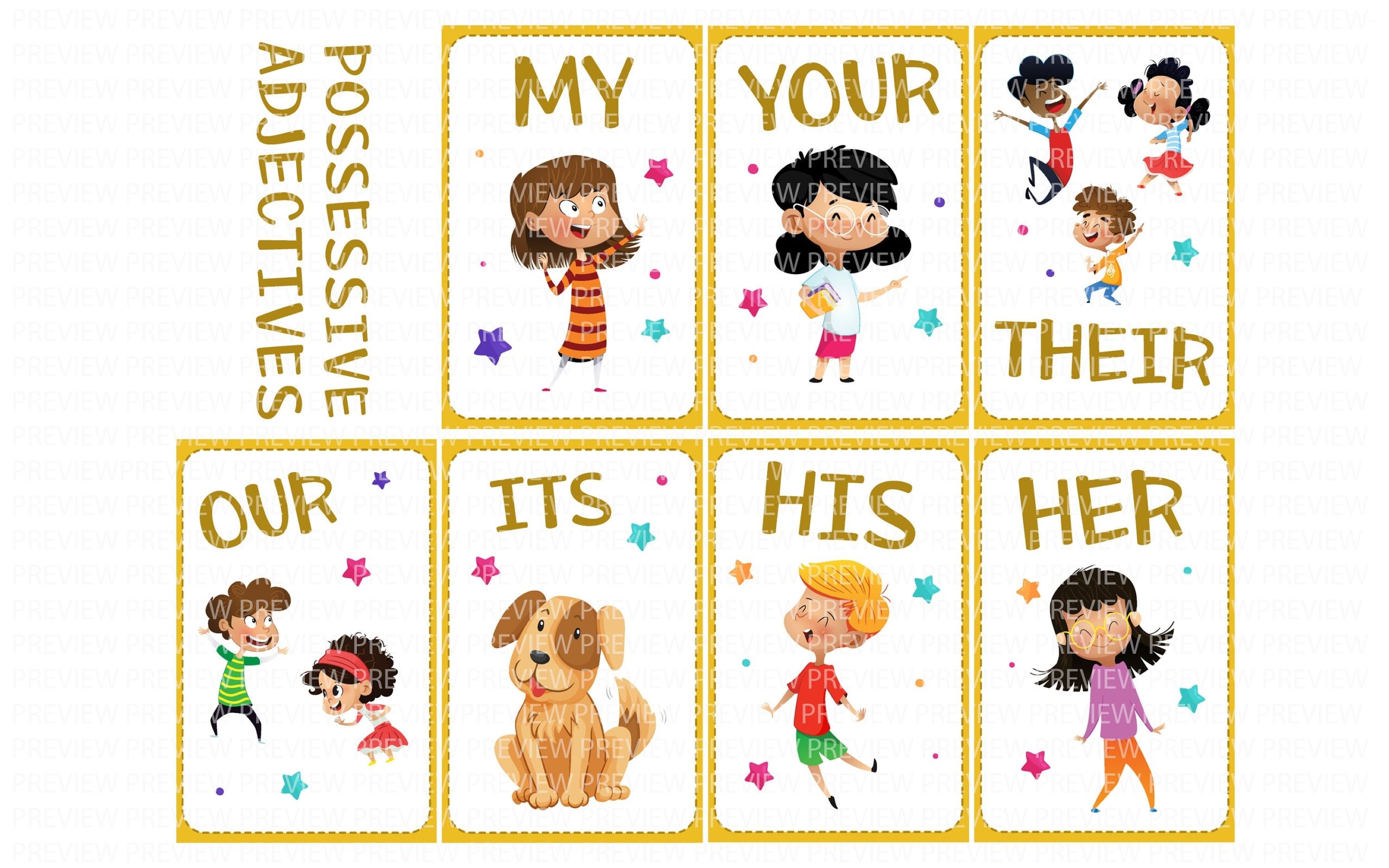 Possessive Pronoun Clipart
