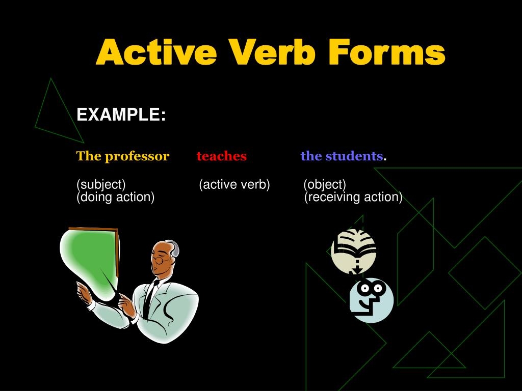 PPT Active Passive Verb Forms PowerPoint Presentation Free 