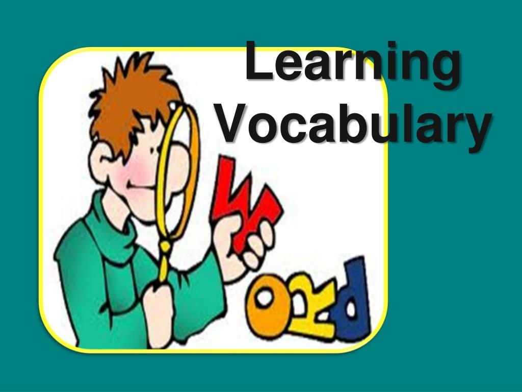 PPT Learning Vocabulary PowerPoint Presentation Free Download ID 