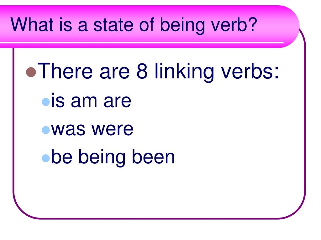 PPT Linking Verbs Helping Verbs Being Verbs PowerPoint Presentation 