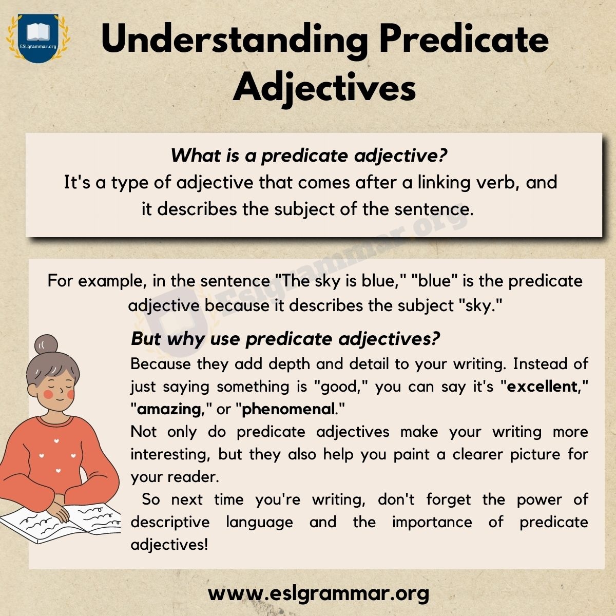 Predicate Adjective Definition Functions And Useful Examples ESL 