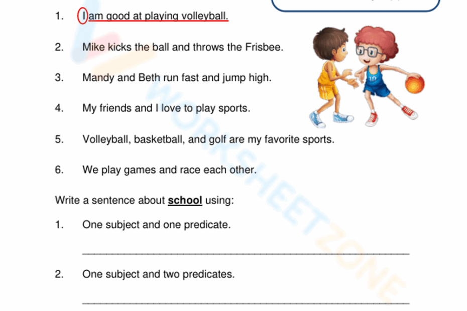 Predicates Worksheet Collection For Teaching Learning Worksheets