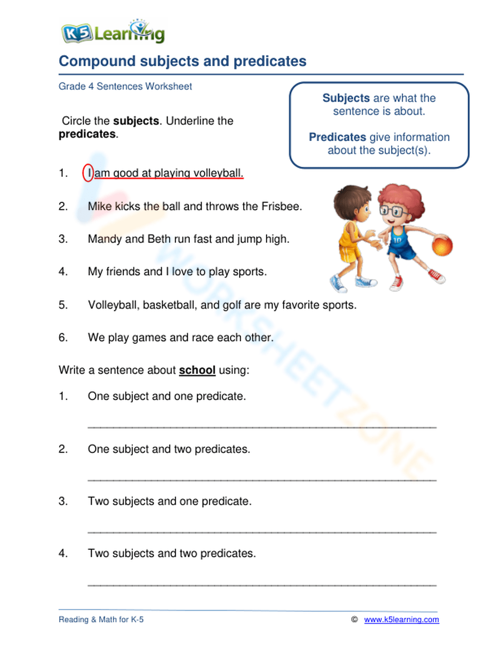 Predicates Worksheet Collection For Teaching Learning Worksheets 