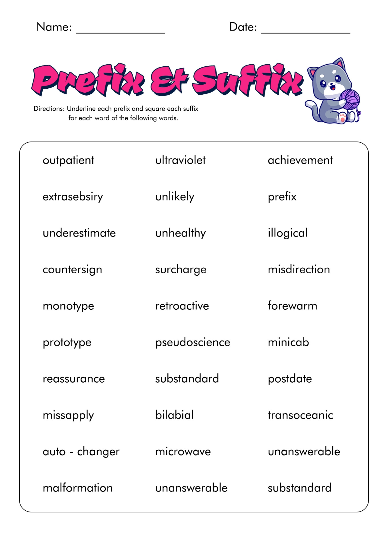 medical root prefix and suffixes
