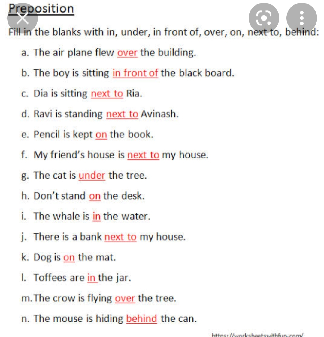 Preposition Worksheets Examplanning English Grammar E Vrogue co