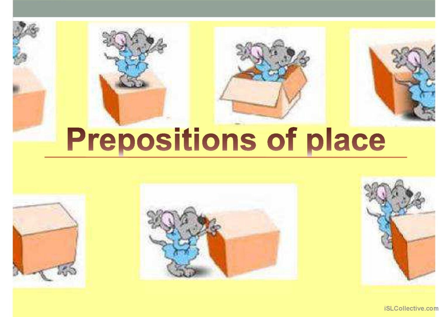 Prepositions Of Place With Pictures Jethro Jeff