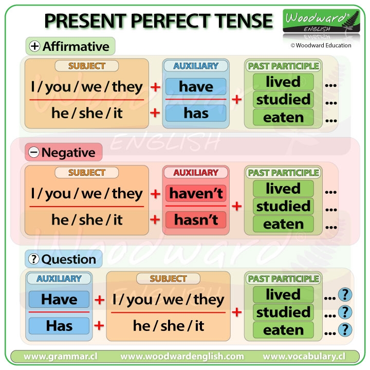 Present Perfect Tense In English With Example Sentences Learn English 