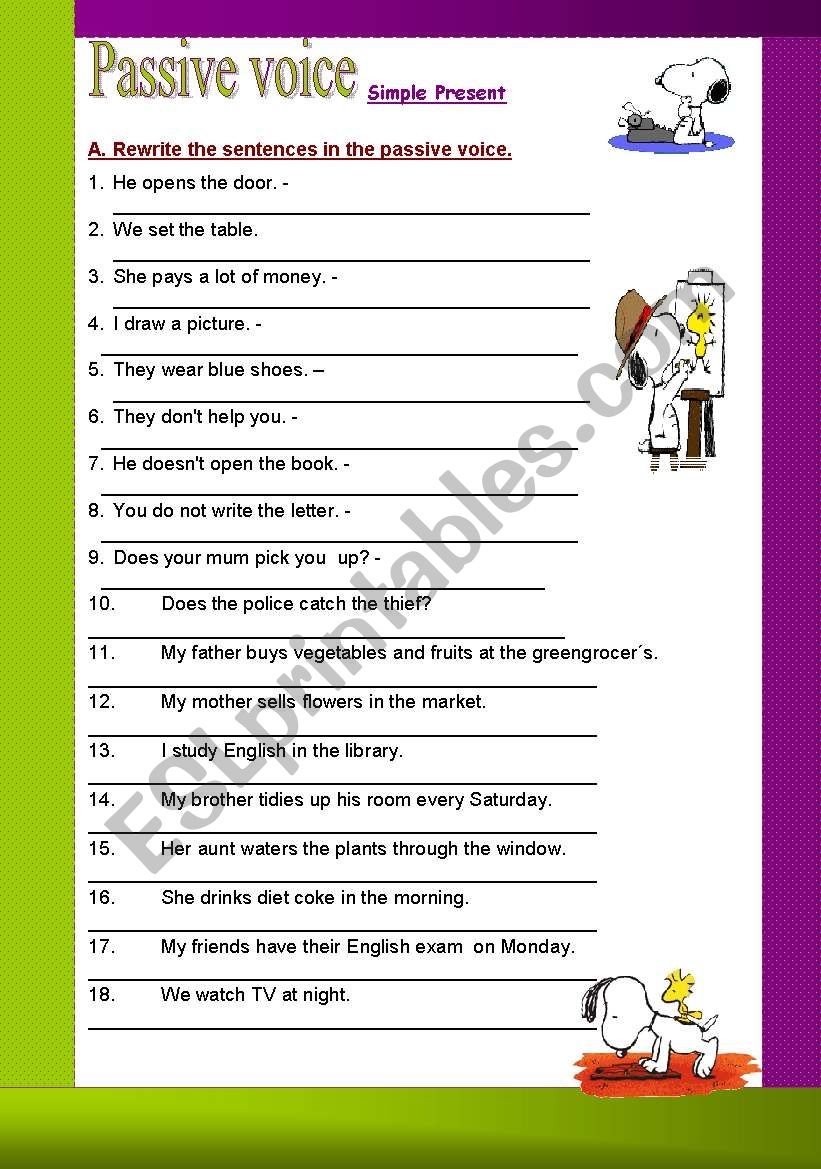 Present Simple Exercise