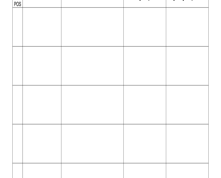 Printable Blank Vocabulary Worksheets Template Printable Worksheets