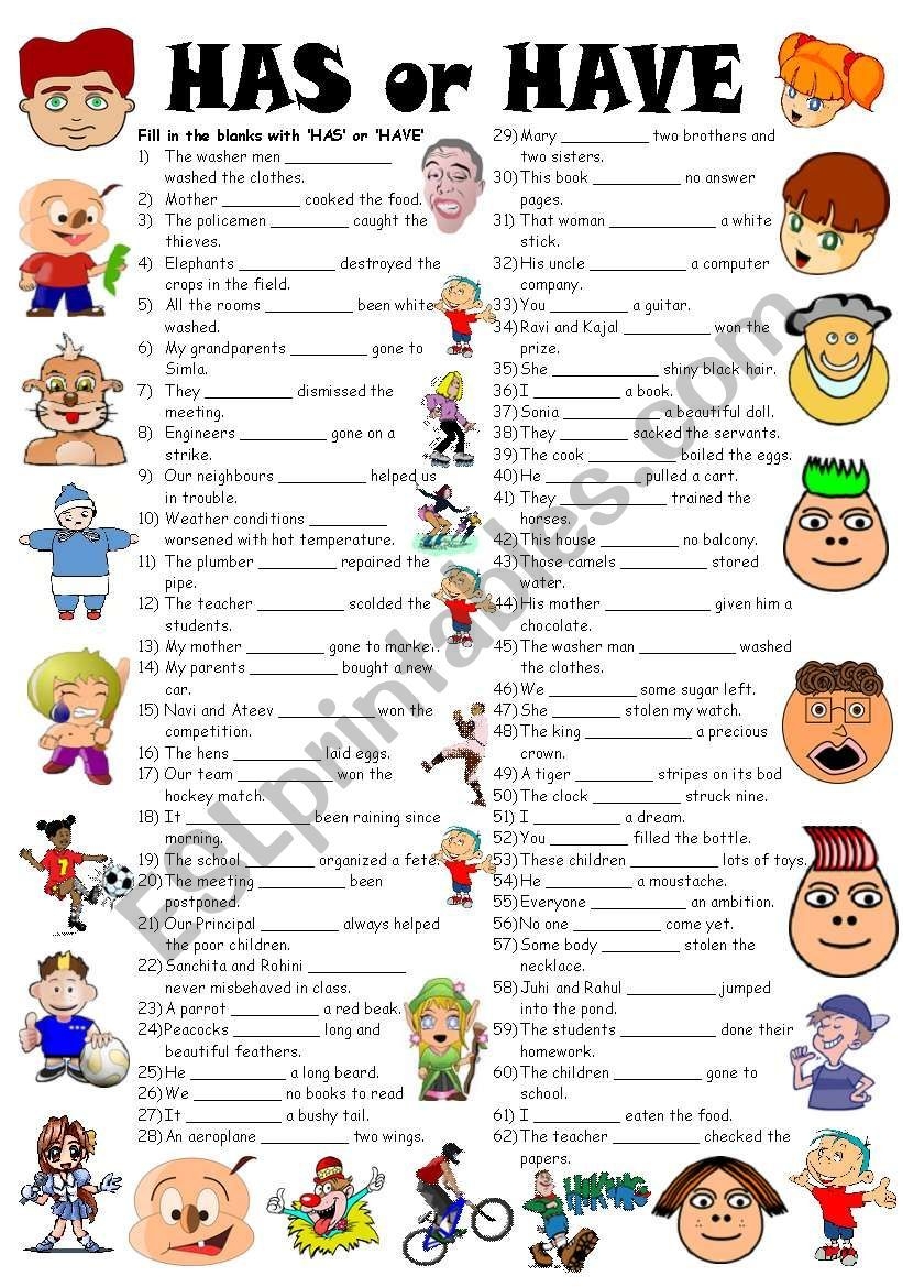english grammar exercises for beginners