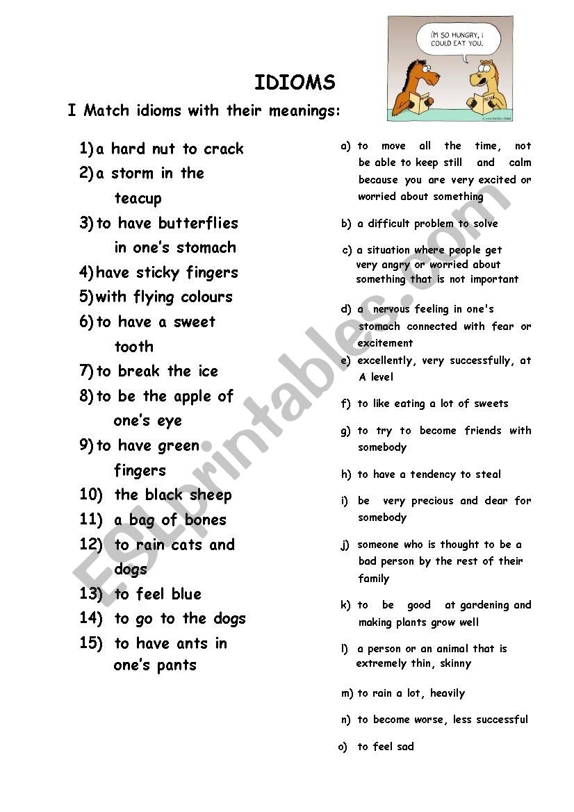 printable list of idioms printable list of idioms