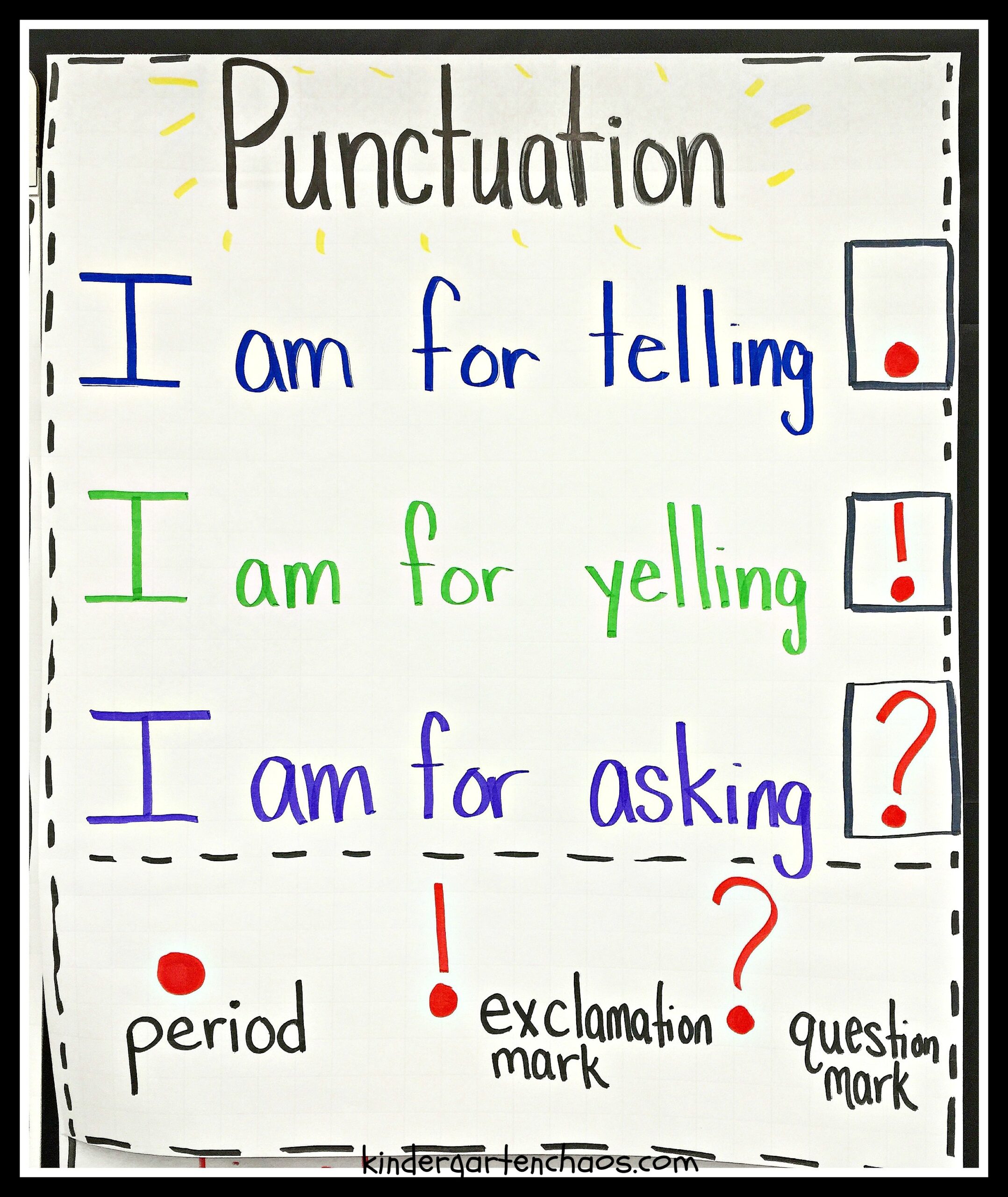 Printable Punctuation Chart