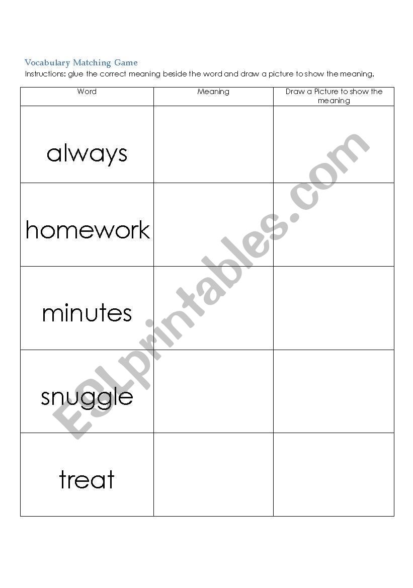 free printable blank vocabulary worksheets free printable blank vocabulary worksheets