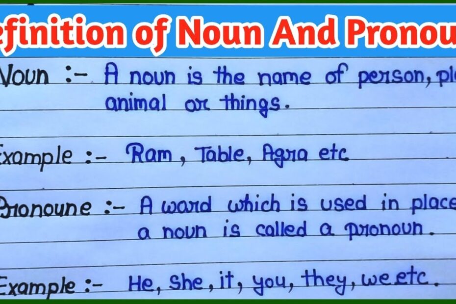 Pronoun Definition Rules And Types Of Pronouns 56 OFF