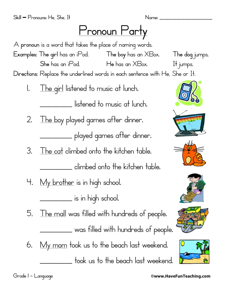 it pronoun it pronoun