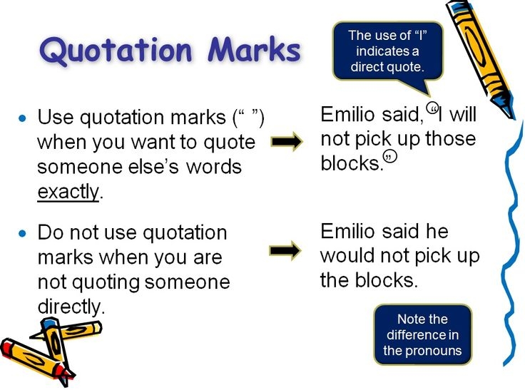 quotes and punctuation rules