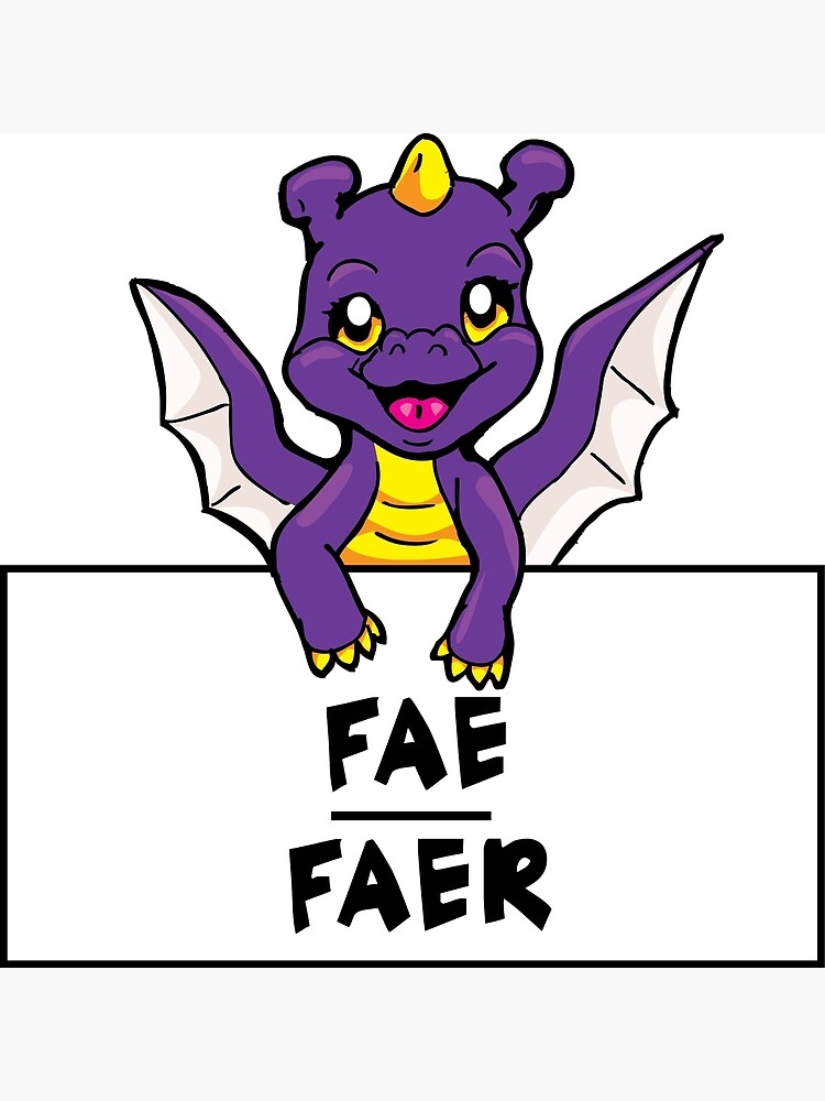  quot Fae Faer ENBY Dragon Pronouns Gender Neutral Pronouns Non Binary 