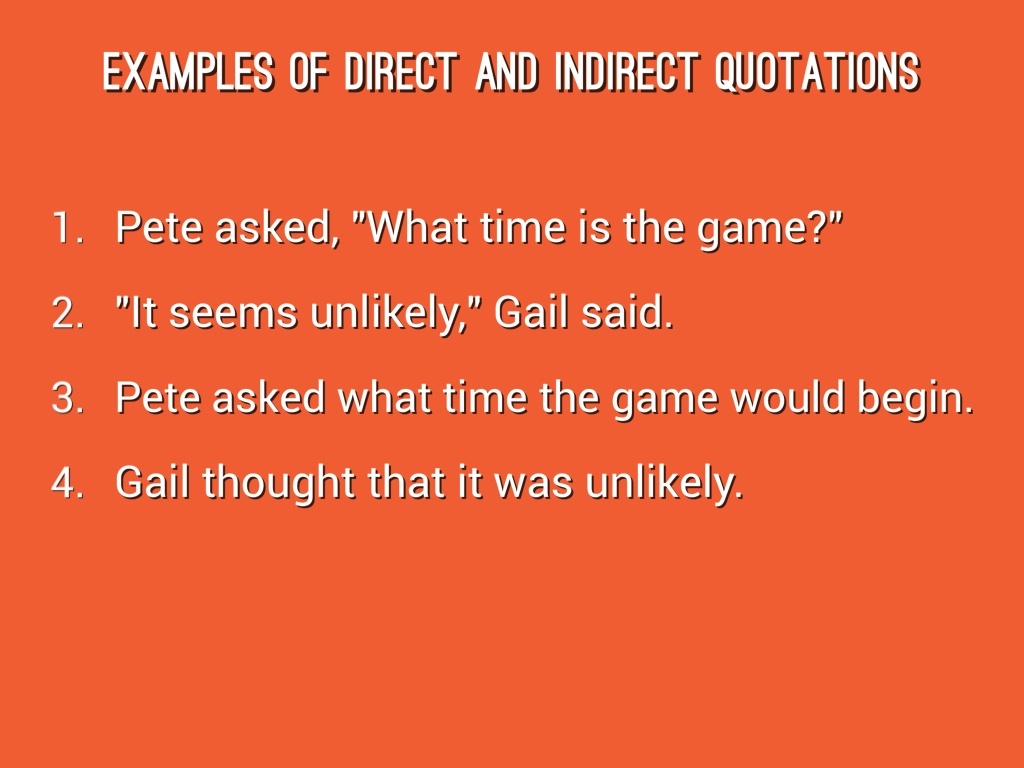 Quotation Marks Examples Of Sentences