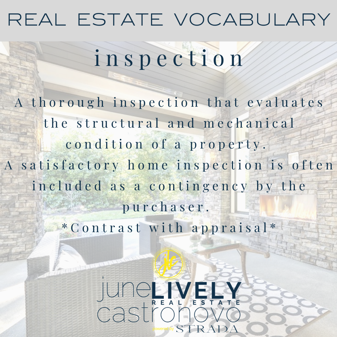 real estate vocabulary